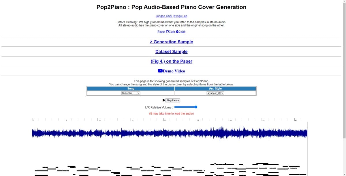 Pop2Piano