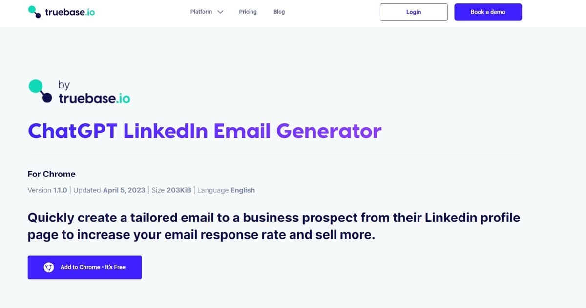 ChatGPT LinkedIn Email Generator