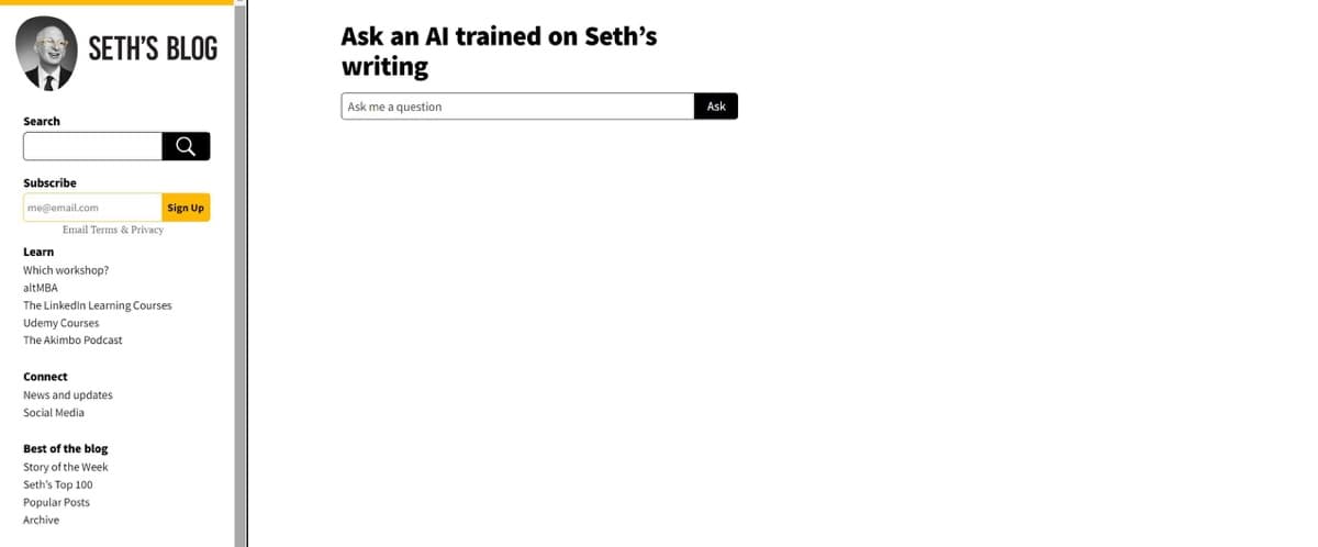 Seths Chatbot