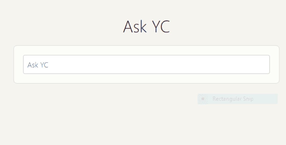 Ask YC