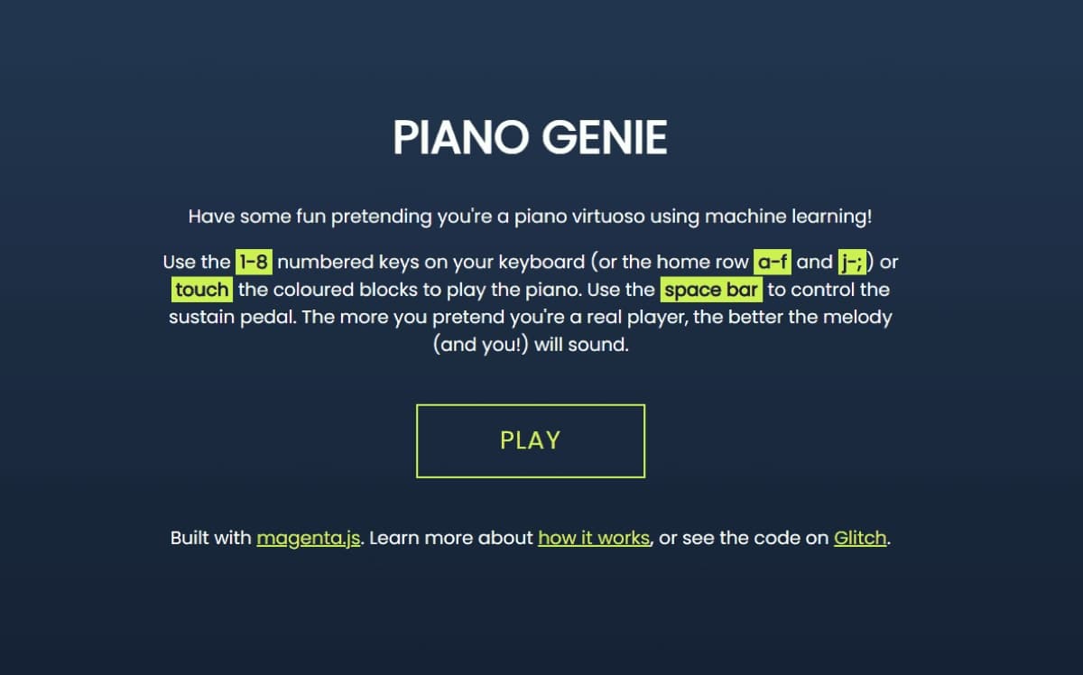 Piano Genie