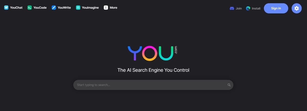 You