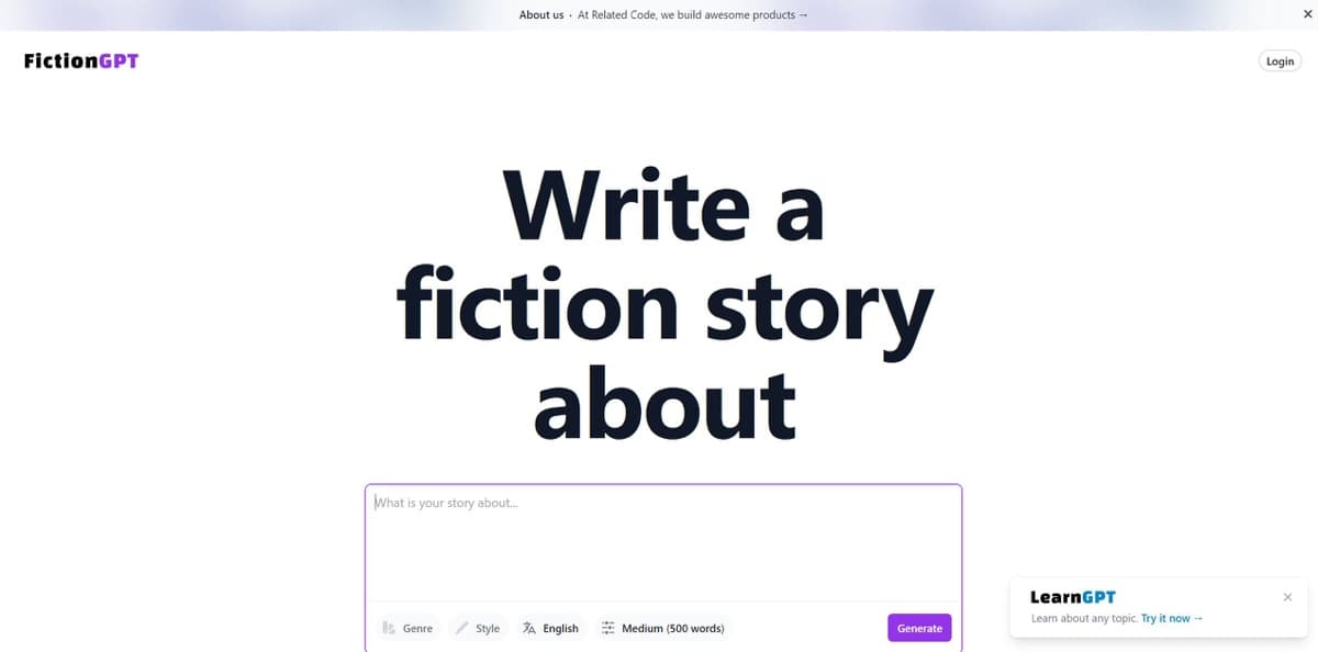FictionGPT